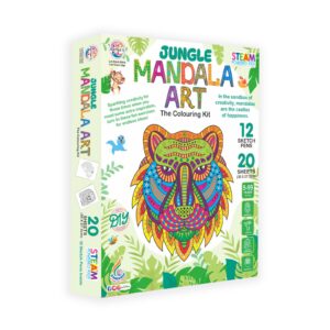 Ratna's Jungle Mandala Art Colouring Kit